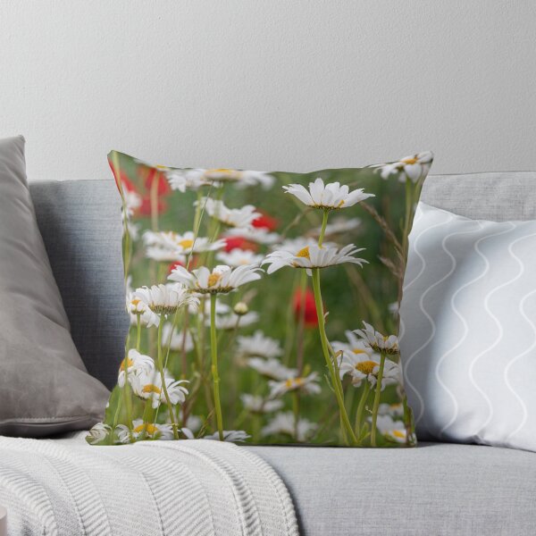 Item preview, Suffolk field edge with daisies and poppies designed and sold by ccullen222.