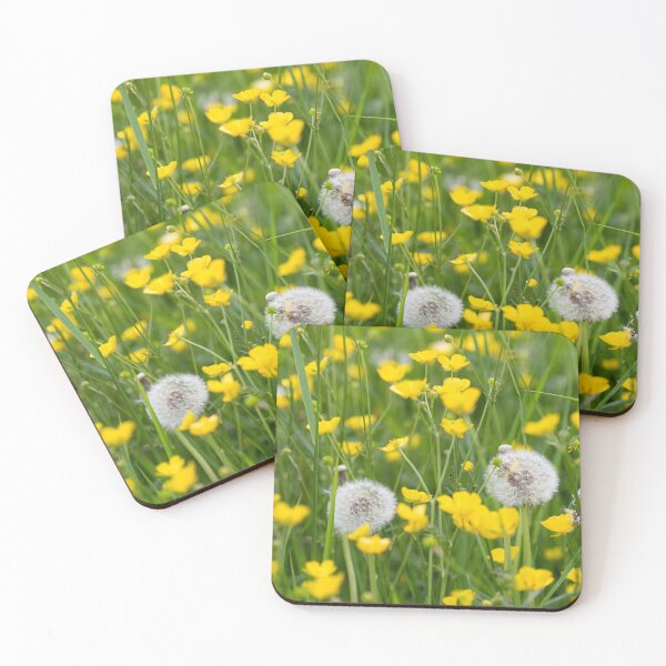 Item preview, Summer meadow with buttercups and dandelions designed and sold by ccullen222.