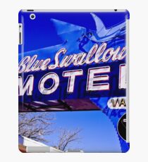 Blue Swallow Motel Neon Sign iPad Case/Skin