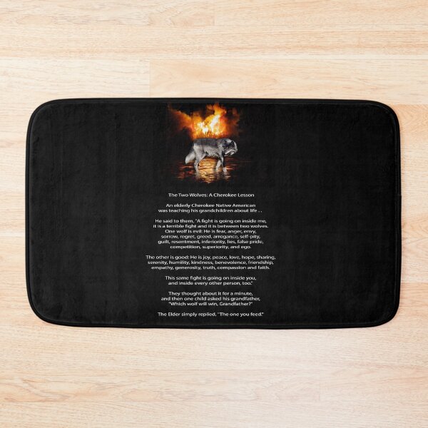 Item preview, The TWO WOLVES CHEROKEE TALE  designed and sold by NaturePrints.