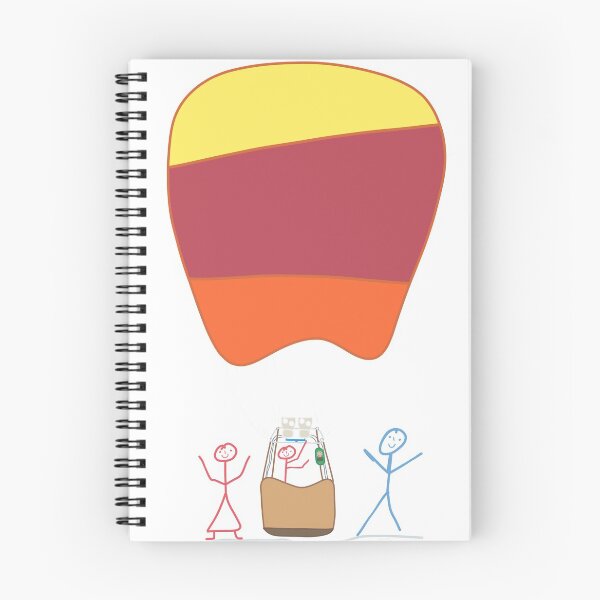 Item preview, Balloon stick figure Stick woman together Woman Pilot designed and sold by KlareLinie.