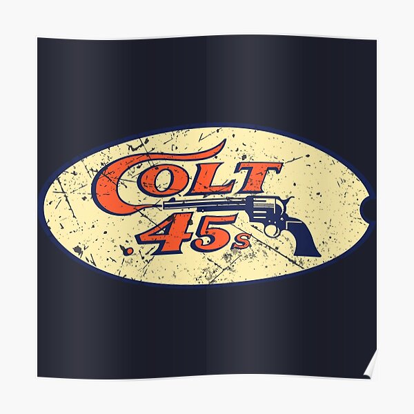 Colt 45 Gun Houston Texas Poster
