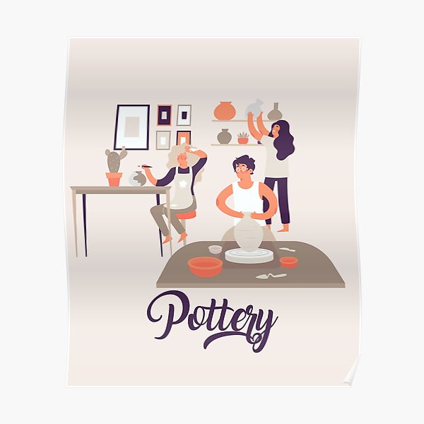 Pottery at Home Poster