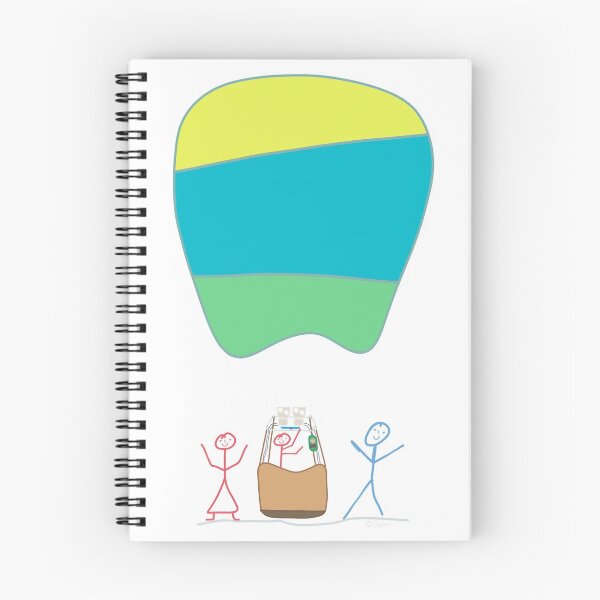 Item preview, Balloon stick figure Stick woman together Woman Pilot designed and sold by KlareLinie.