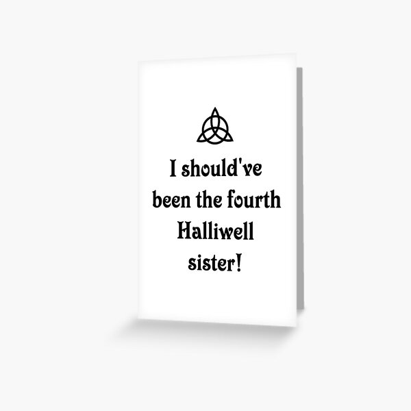Hechiceras hermanas Halliwell. El poder de tres Tarjetas de felicitación