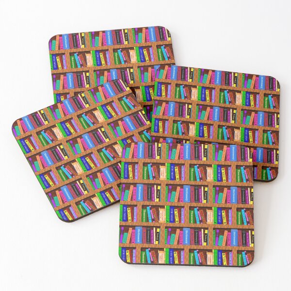 Item preview, Library Bookshelf Background Pattern for Readers designed and sold by emkayhess.