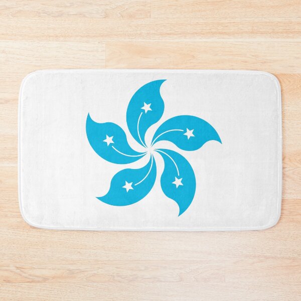 Item preview, Blue Dye Hong Kong Black Orchid Blossom Emblem designed and sold by Dator.