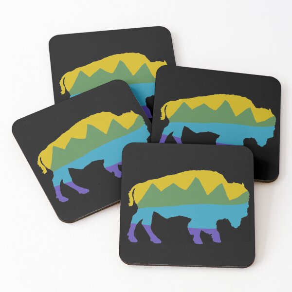 Item preview, Geometric Bison Colorful designed and sold by TheBoyTeacher.