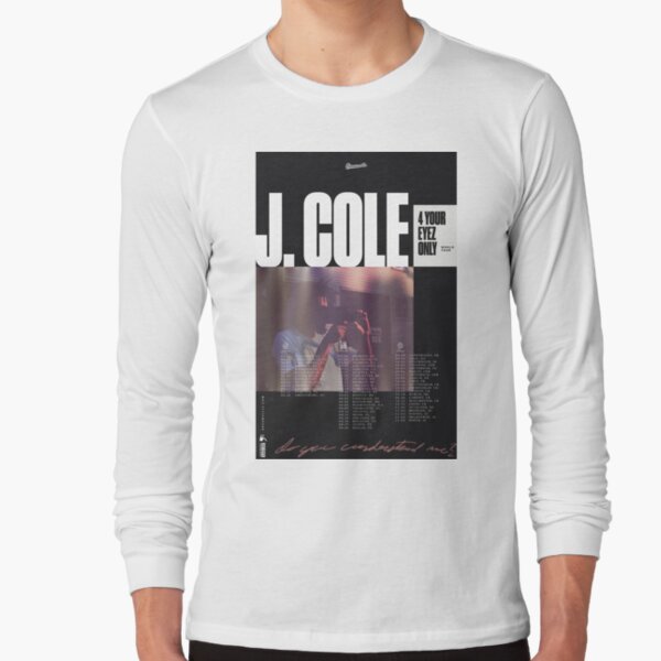 j cole tour t shirt