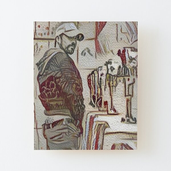 You Looking? Wood Mounted Print