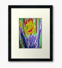 Sandwich Hands Framed Print