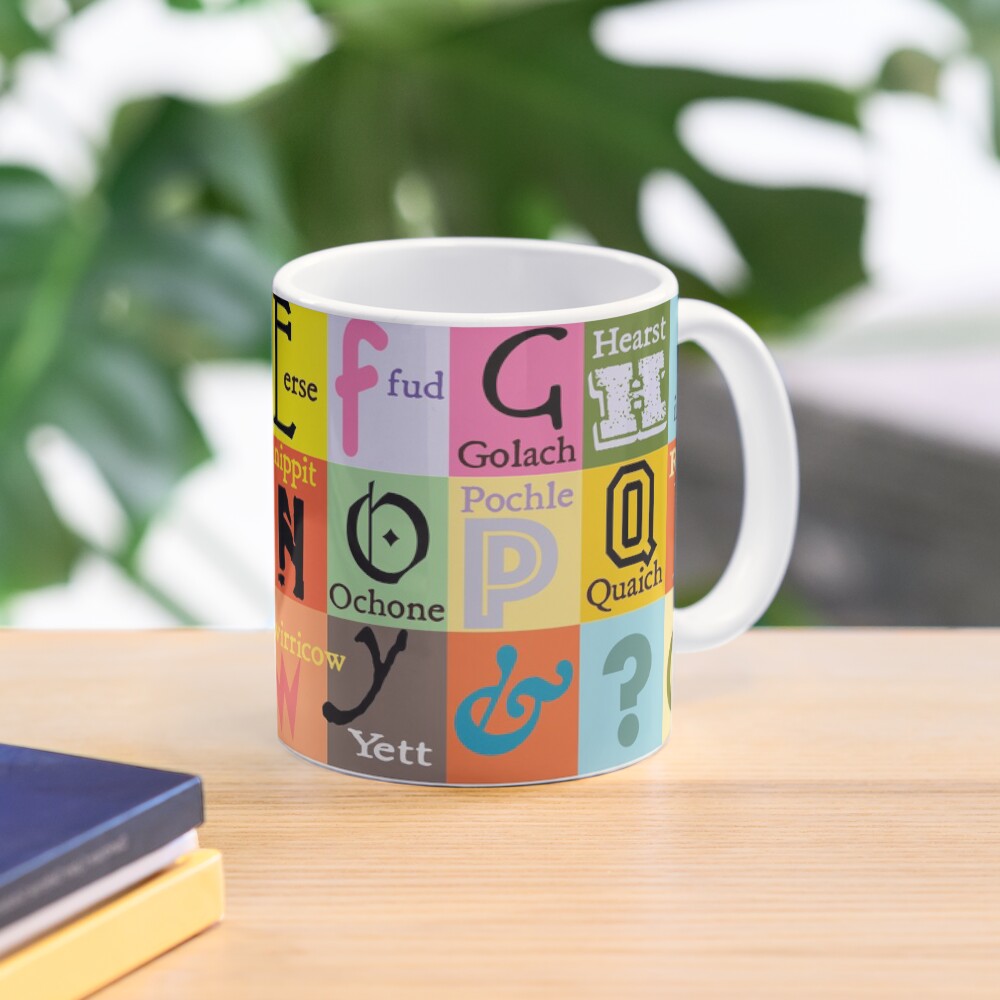 Scottish Words Alphabet Mug