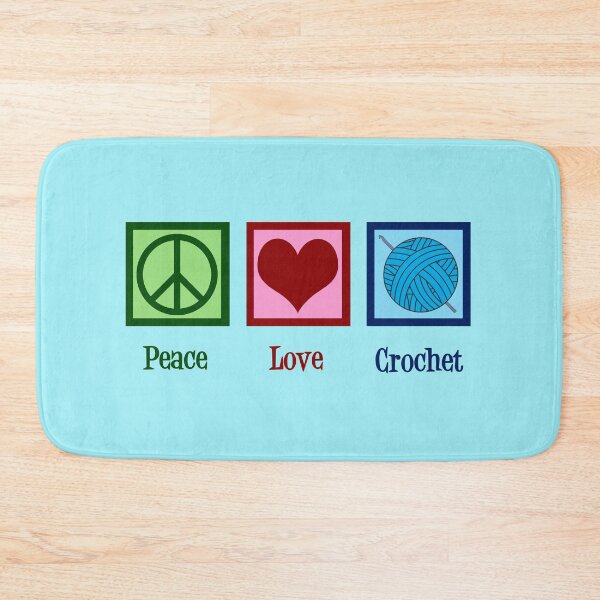 Item preview, Peace Love Crochet designed and sold by Epic Love Designs.