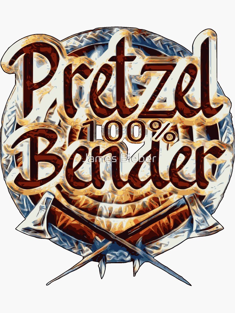 "Pretzel bender" Sticker by Himdilly Redbubble