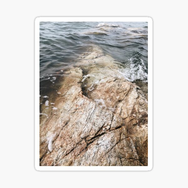 Item preview, Rocks at High Tide designed and sold by offdutyplaces.
