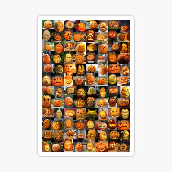 Item preview, Pumpkin Faces designed and sold by Montage-Madness.