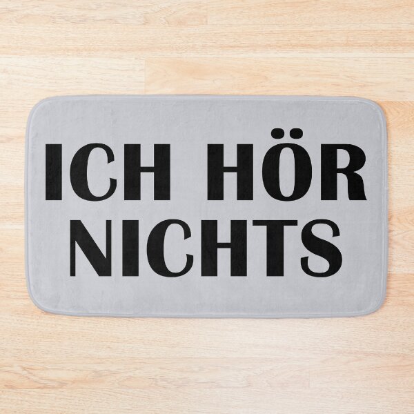 Item preview, "Ich Hör Nichts" Schriftzug Text designed and sold by Dator.