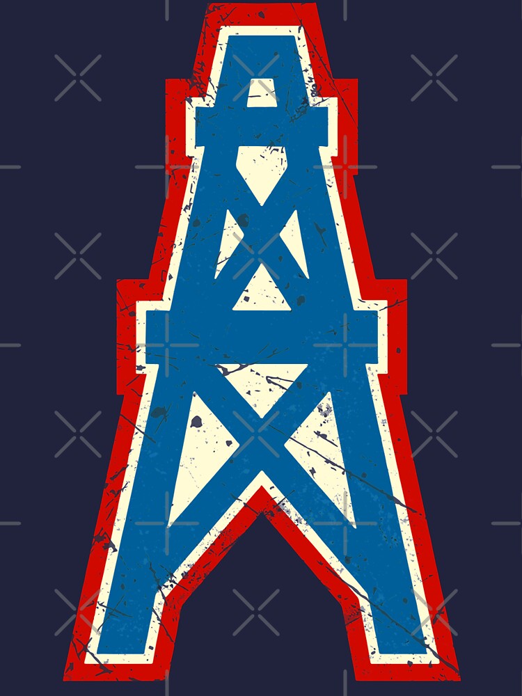 Houston Oilers Team Oil Pumpjack Logo | Kids Pullover Hoodie