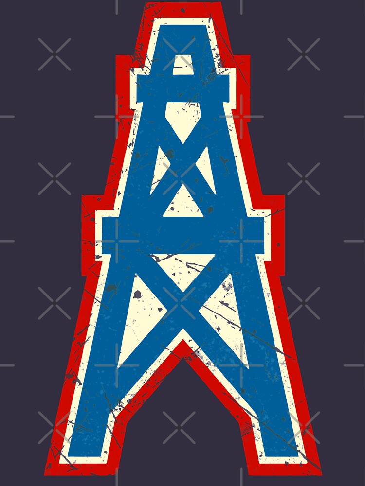 "Houston Oilers Team Oil Pumpjack Logo" Tshirt for Sale by quark Redbubble oil tshirts