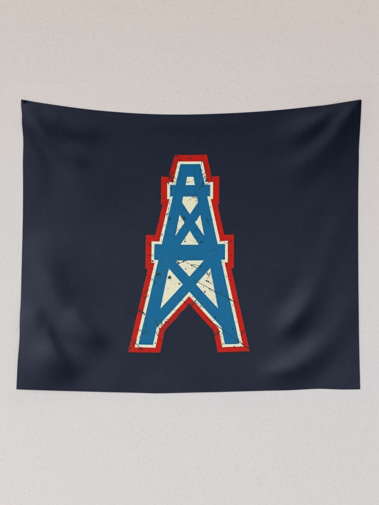 Houston Oilers Team Oil Pumpjack Logo' Tapestry for Sale by quark