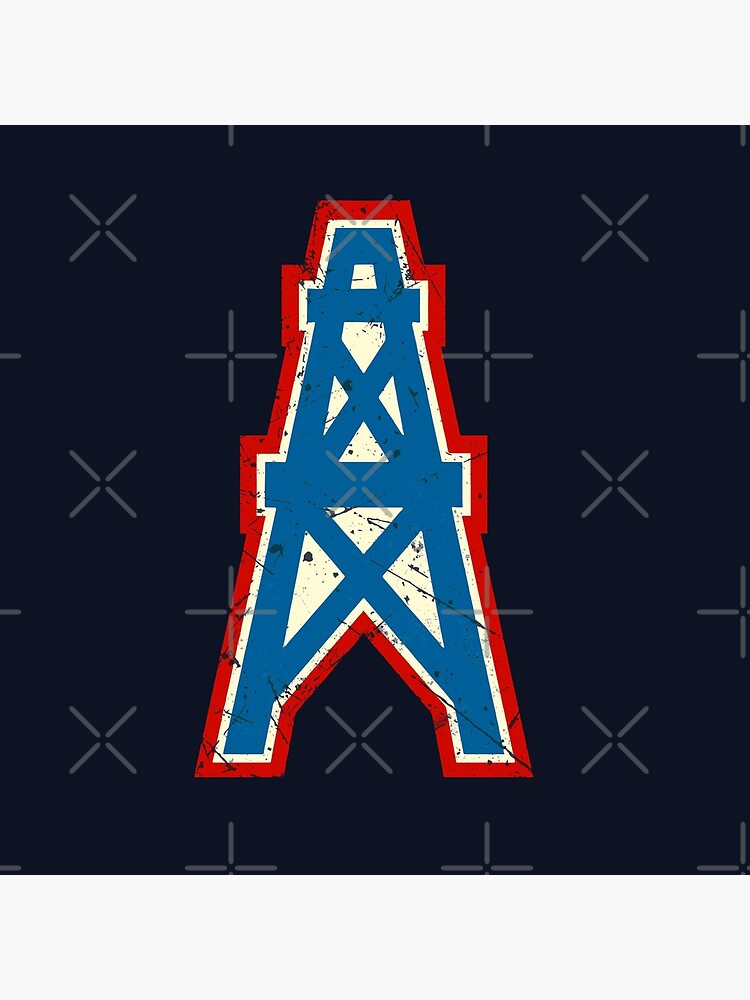 Houston Oilers Team Oil Pumpjack Logo Lightweight Sweatshirt for