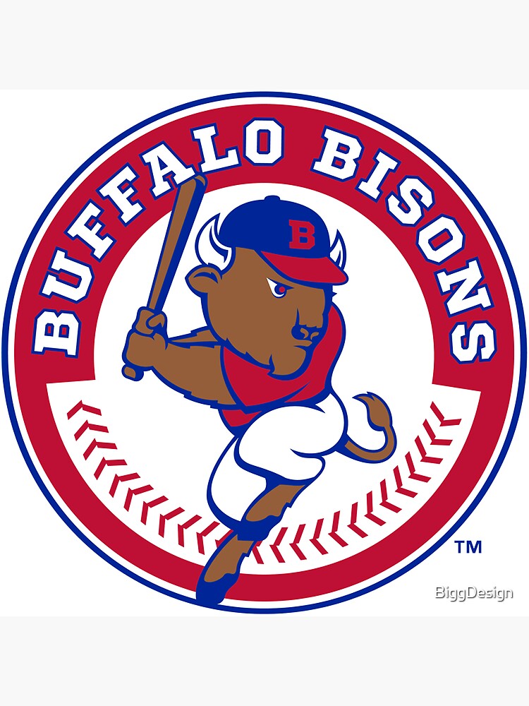 "Buffalo Bisons" Sticker by BiggDesign | Redbubble