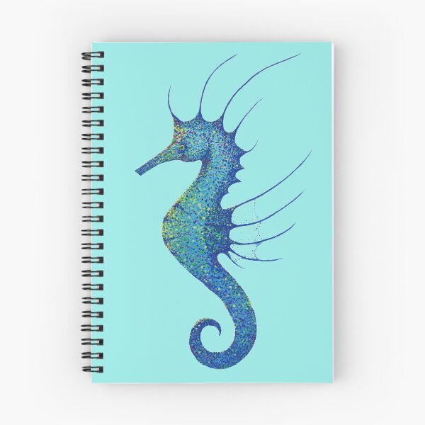 Artikelvorschau, Aqua Seepferdchen entworfen und verkauft von Karen  Todman -Aroca Designs-.