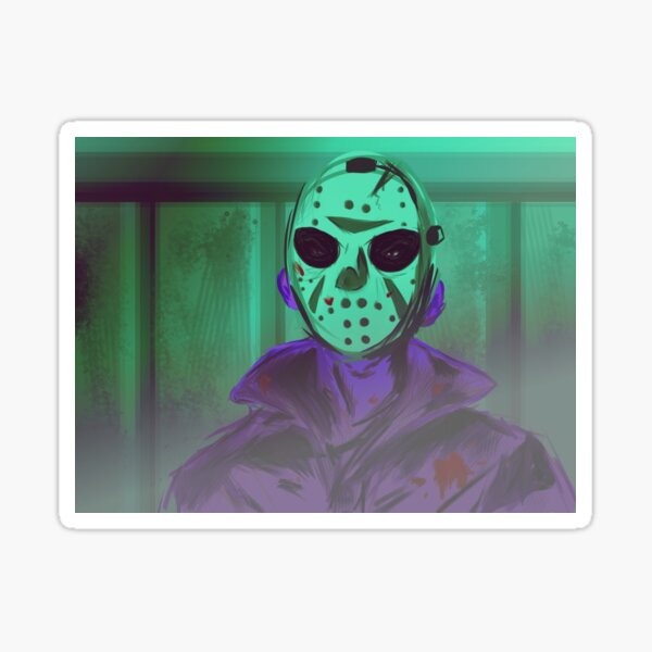NES Jason Voorhess art Sticker