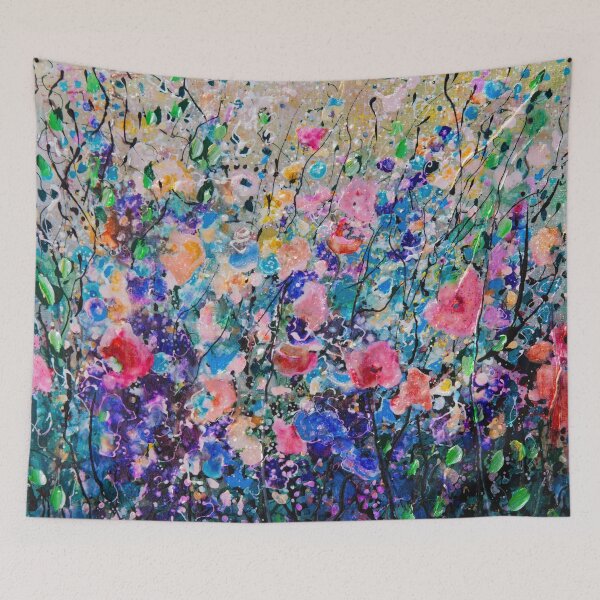Item preview, Colorful Flowers Painting   designed and sold by Rocky Mountain Artistry.
