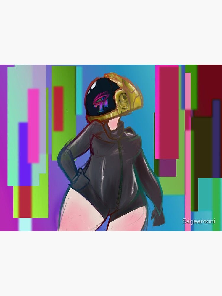 "Daft Punk x Studio Killers art" Sticker by Sagearooni ...