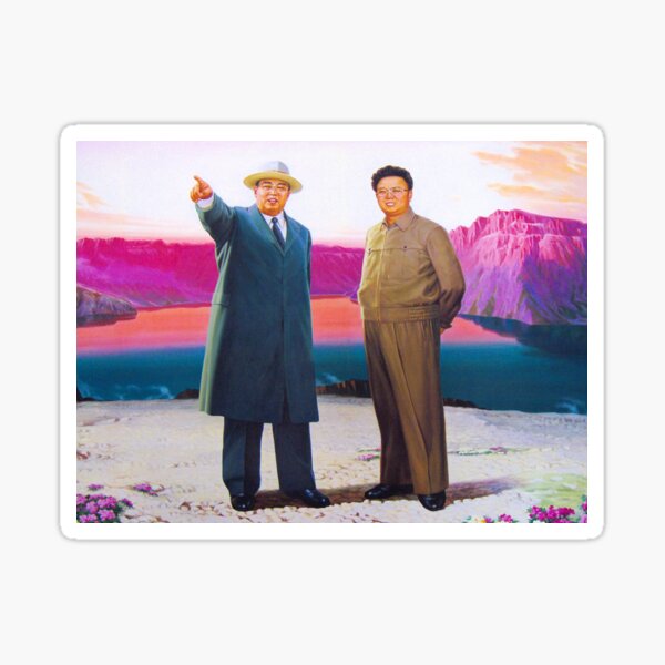 Sticker Kim Il Sung Redbubble