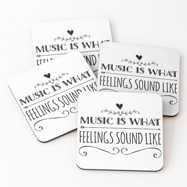 Item preview, Music is what Feelings Sound Like designed and sold by redjaygraphics.