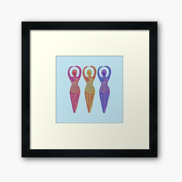 Maiden Mother Crone Framed Art Print