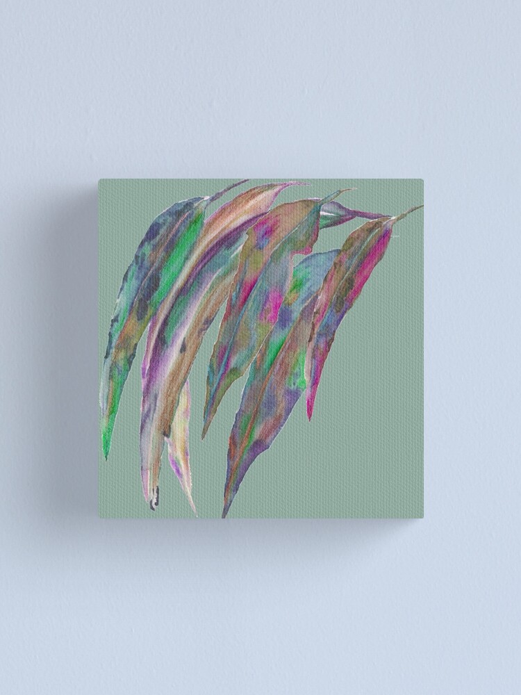 "Abstract gum leaves " Canvas Print by KTodman Redbubble