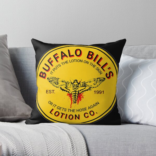 Buffalo Bill's Lotion Co. Throw Pillow