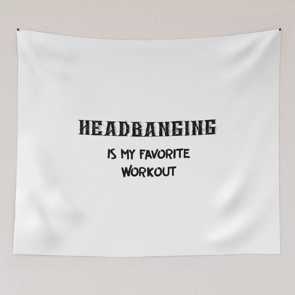 Item preview, Headbanging is my Favorite Workout designed and sold by DeesDeesigns.
