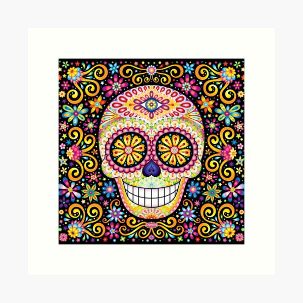 Head Skull Art Print