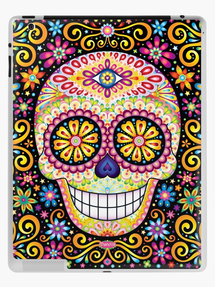 Sugar Skull Art: Colorful Day of the Dead Art by Thaneeya McArdle