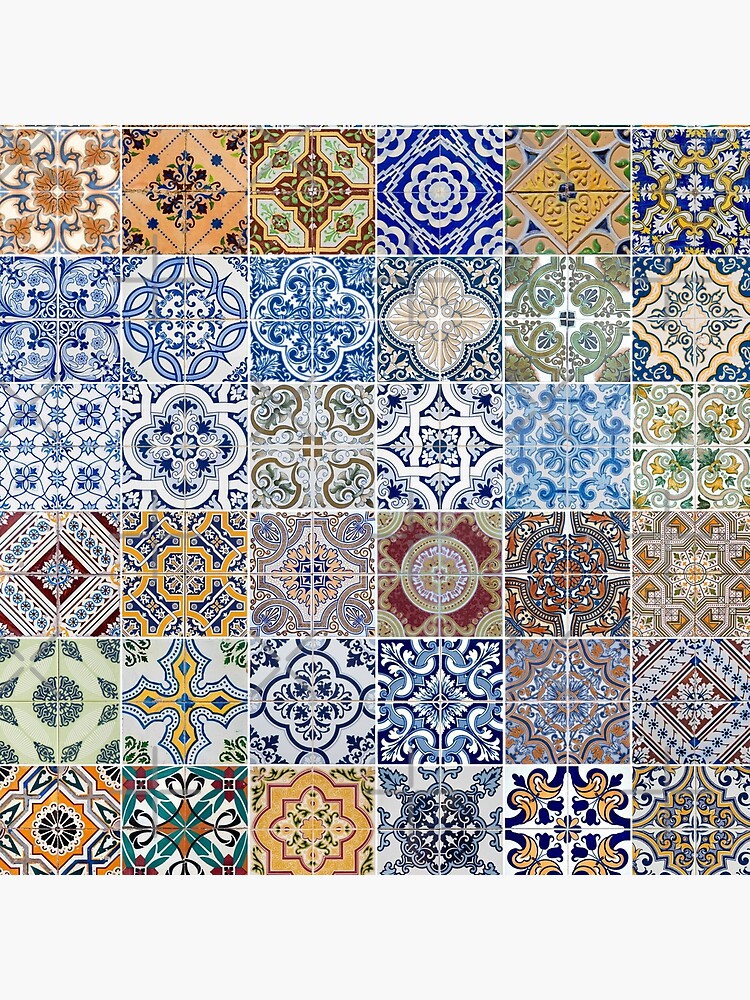 Set of 48 ceramic tiles patterns by homydesign