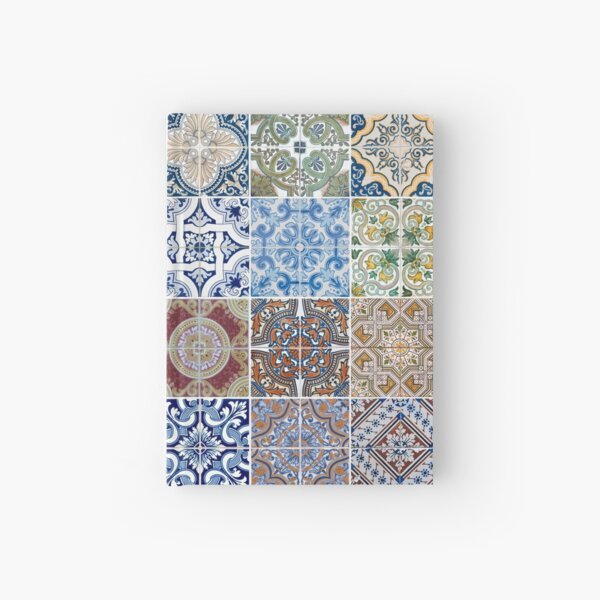 Set of 48 ceramic tiles patterns Hardcover Journal