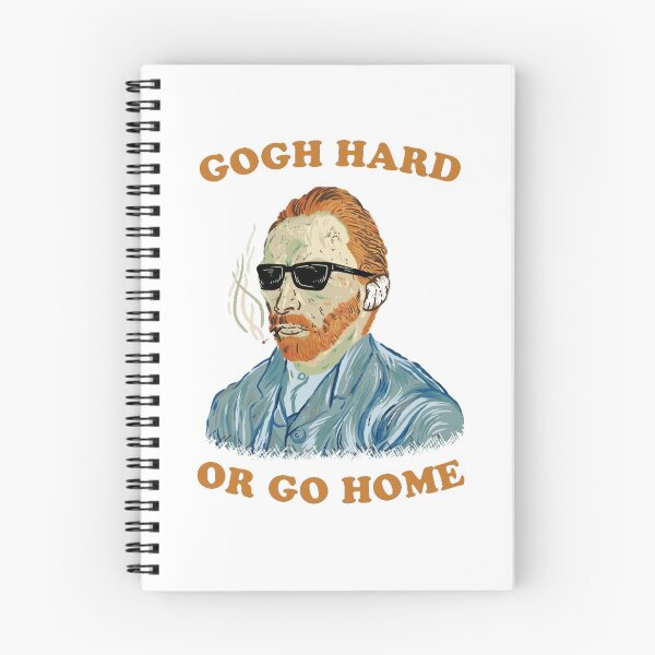 Item preview, Gogh Hard Or Go Home designed and sold by Feather of art  ⭐⭐⭐⭐⭐.