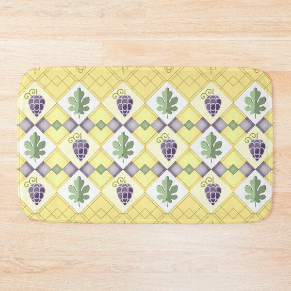 Item preview, Grapes and fig leaves pattern, colored, classic  designed and sold by ce-horvath.