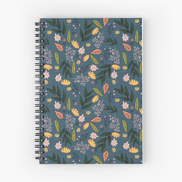Item preview, Blue Floral Repeat Pattern designed and sold by misnamedplants.