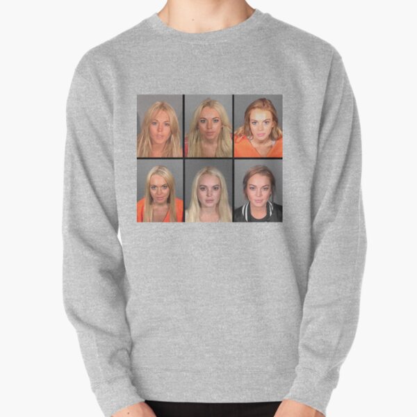 LINDSAY LOHAN MUGSHOTS Sweatshirt épais