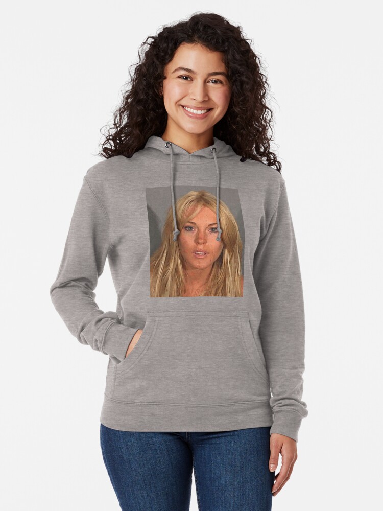 lindsay lohan mugshot hoodie