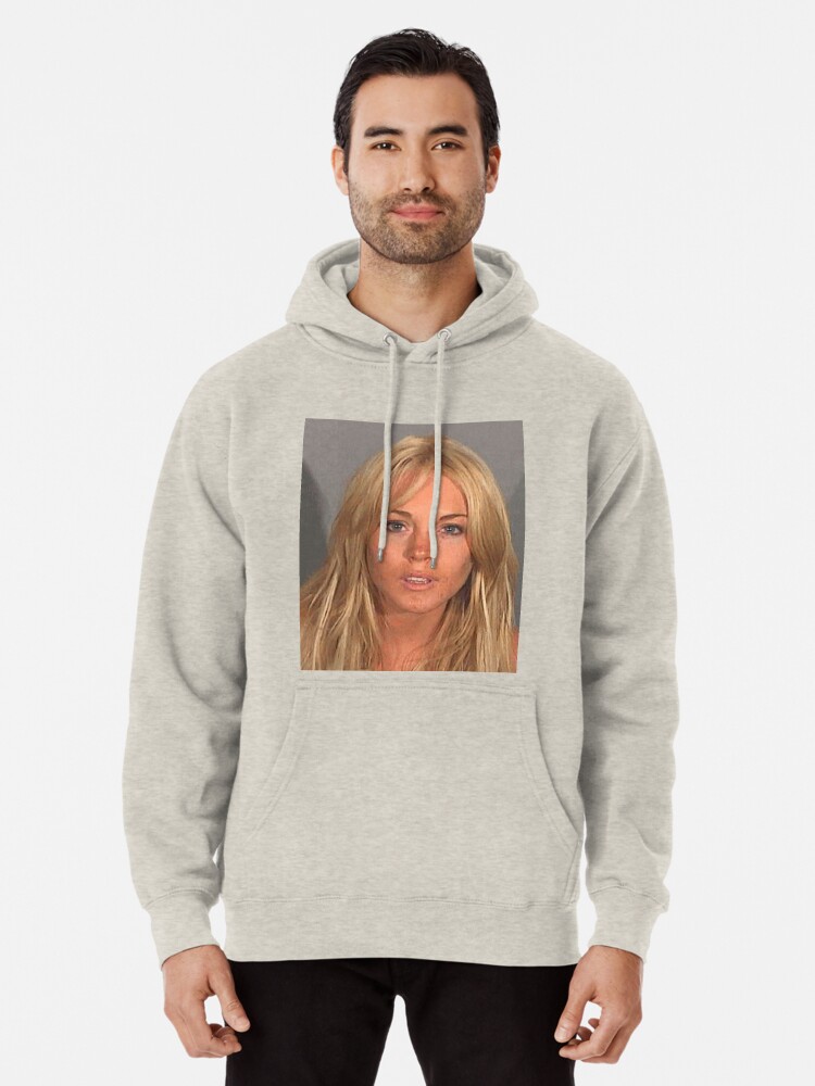 lindsay lohan mugshot hoodie