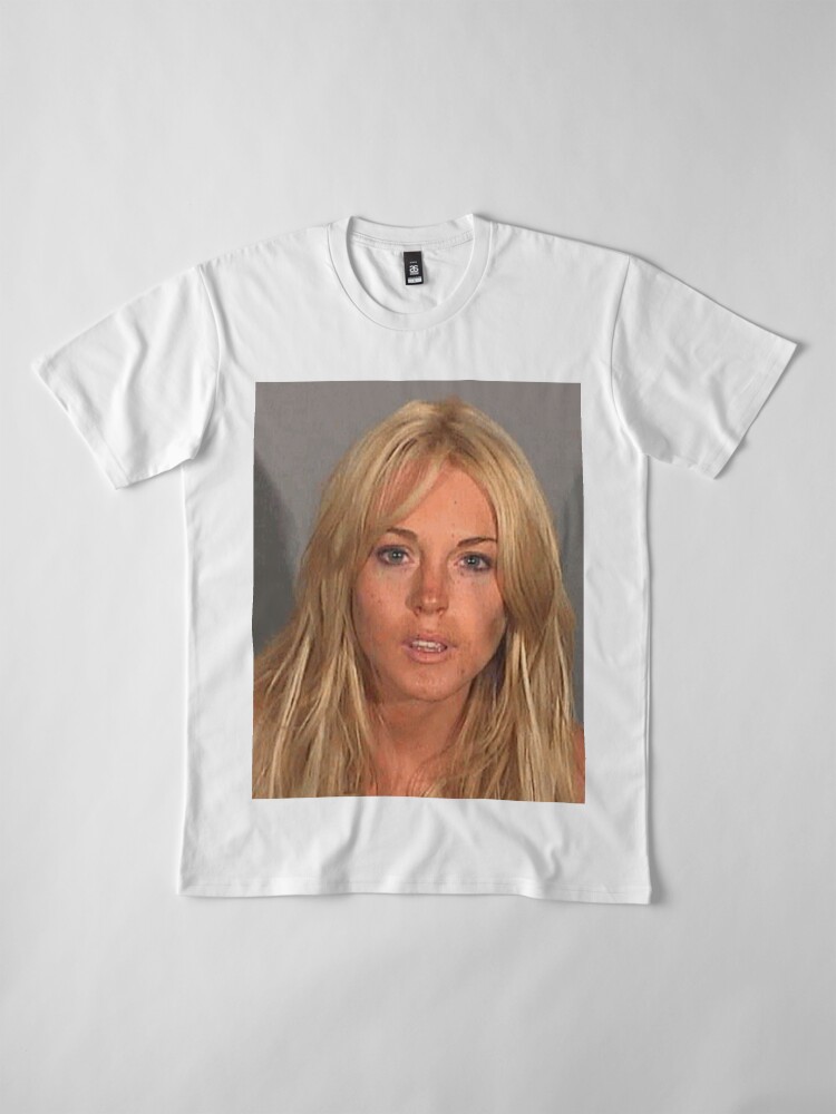 "LINDSAY LOHAN MUGSHOT" Tshirt by colorcollective Redbubble