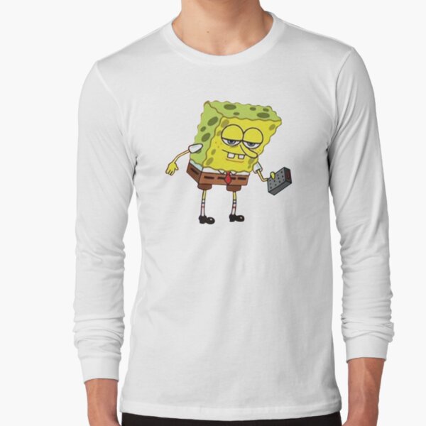 Spongebob Meme: Ight Imma Head Out Long Sleeve T-Shirt