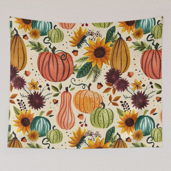Item preview, Pumpkin Watercolor Pattern designed and sold by meghanmarie.