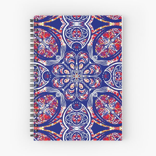 Item preview, Red & Blue Zentangle designed and sold by jennexpressions.